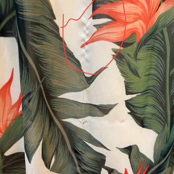 Show Me Your Mumu Hacienda Tropical Maxi Dress Large Green Orange Floral - Picture 5 of 11